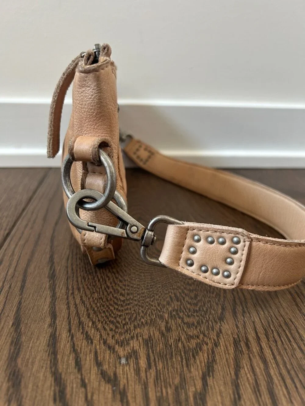 Free People Lillie Leather Shoulder Bag - COLOR NOT YET AVAILABLE - Picture 6 of 7